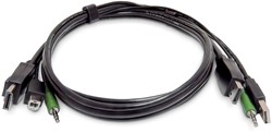 StarTech.com SKHDMMKVM-06-TAA toetsenbord-video-muis (kvm) kabel Zwart 1,8 m