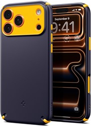 Spigen Nano Pop Hybrid (MagFit) mobiele telefoon behuizingen 16 cm (6.3") Hoes Marineblauw , Geel