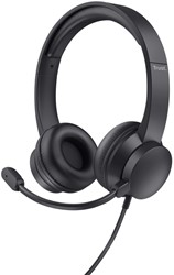 Trust Ayda Headset Bedraad Hoofdband Oproepen/muziek Zwart