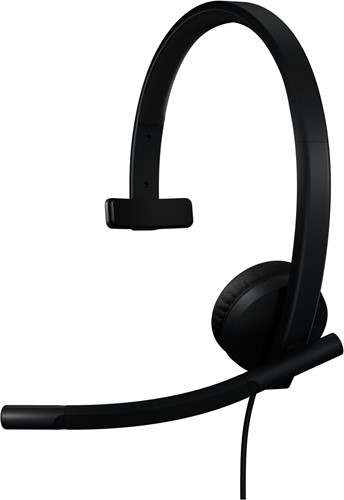 Logitech H570e Headset Bedraad Hoofdband Kantoor/callcenter USB Type-C Zwart