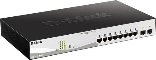 D-Link DGS-1210-10MP Managed L2 Gigabit Ethernet (10/100/1000) Power over Ethernet (PoE) Zwart, Grijs-2