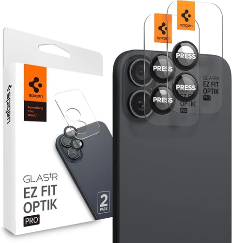 Spigen Glas.tR EZ Fit Optik Pro Cameralensbeschermer Apple 2 stuk(s)
