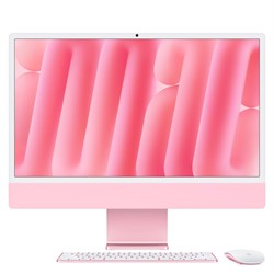 Apple iMac Apple M M4 59,7 cm (23.5") 4480 x 2520 Pixels Alles-in-één-pc 24 GB 512 GB SSD macOS Sequoia Wi-Fi 6E (802.11ax) Roze
