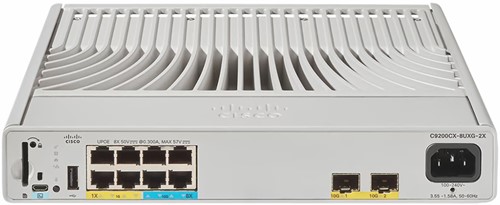 Cisco Catalyst C9200CX-8UXG-2X-A netwerk-switch Managed L2/L3 Power over Ethernet (PoE) Grijs