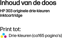 HP 303 originele drie-kleuren inktcartridge-3