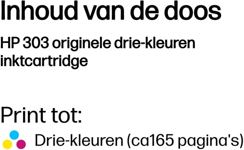 HP 303 originele drie-kleuren inktcartridge-3