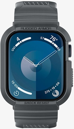 Spigen Rugged Armor Pro Opbergtas Grijs Thermoplastic polyurethaan (TPU)