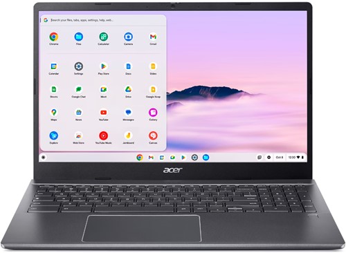 Acer Chromebook CBE595-2T-55NF Intel Core 5 120U 39,6 cm (15.6") Touchscreen Full HD 8 GB LPDDR5x-SDRAM 256 GB SSD Wi-Fi 6E (802.11ax) ChromeOS Grijs