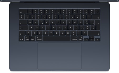 Apple MacBook Air Apple M4 (15.3") 16 GB 512 GB SSD Wi-Fi 6E (802.11ax) macOS Midnight Black-2