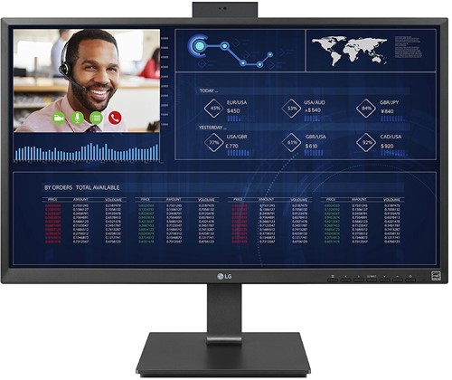 LG 27CQ651W-BP Intel® Pentium® N6005 68,6 cm (27") 1920 x 1080 Pixels Alles-in-één-pc 4 GB DDR4-SDRAM 256 GB SSD Windows 10 IoT Enterprise Wi-Fi 6 (802.11ax) Zwart