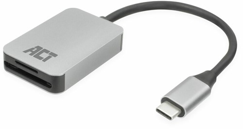 ACT USB-C kaartlezer voor SD en micro SD, SD 4.0 UHS-II