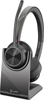 POLY Voyager 4320 UC stereo USB-A-headset + BT700 USB-A-adapter + oplaadstandaard-3