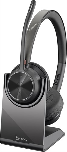 POLY Voyager 4320 UC stereo USB-A-headset + BT700 USB-A-adapter + oplaadstandaard-3