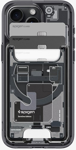 Spigen MagSafe Card Holder Zwart