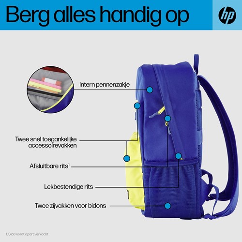 HP Campus Backpack, blauw-3