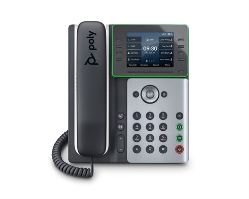 POLY Edge E320 IP telefoon Zwart 8 regels IPS