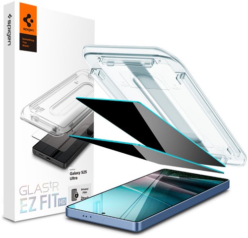 Spigen GLAS.tR EZ Fit HD Privacy Privacy-schermbeschermer Samsung 2 stuk(s)