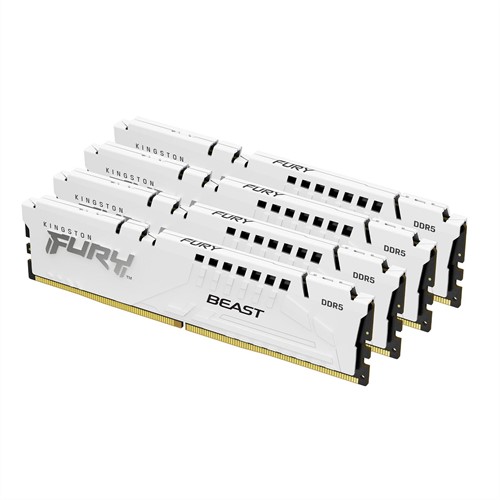 Kingston Technology FURY Beast White XMP geheugenmodule 64 GB 4 x 16 GB DDR5 5600 MHz