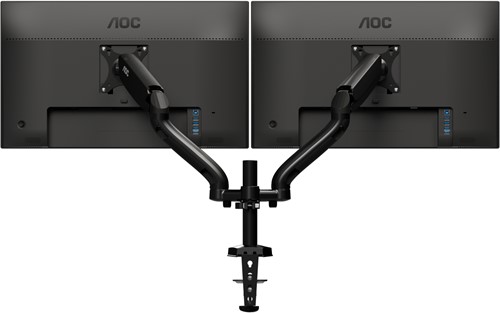 Dual monitor arm met gasveer AOC AD110D0 - aanbieding!