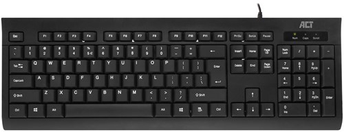 ACT AC5410 toetsenbord USB QWERTY Amerikaans Engels Zwart