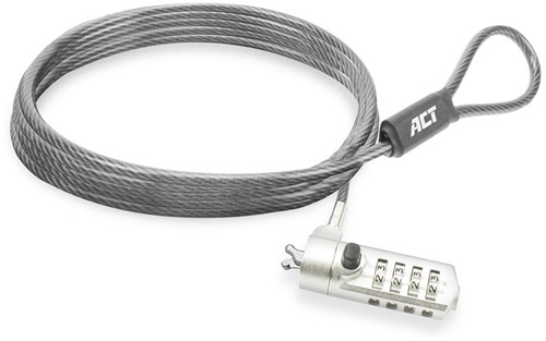ACT AC9035 kabelslot Metallic 2 m