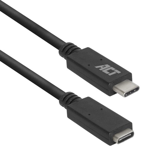 ACT AC7412 USB-kabel 2 m USB 3.2 Gen 1 (3.1 Gen 1) USB C Zwart