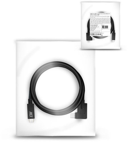 ACT AC7407 USB-kabel 2 m USB 3.2 Gen 1 (3.1 Gen 1) USB C Zwart-3