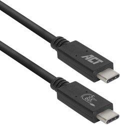 ACT AC7402 USB-kabel 2 m USB 3.2 Gen 1 (3.1 Gen 1) USB C Zwart