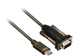 ACT AC6002 seriële kabel Zwart 1,5 m USB Type-C DB-9