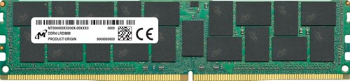 Micron MTA72ASS16G72LZ-3G2R geheugenmodule 128 GB 1 x 128 GB DDR4 3200 MHz ECC