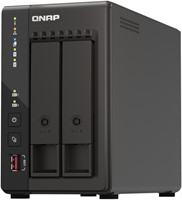 QNAP TS-253E NAS Tower Ethernet LAN Zwart J6412