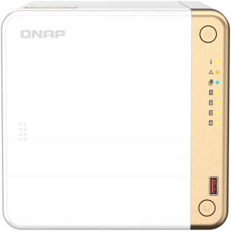 QNAP TS-462-4G data-opslag-server NAS Tower Ethernet LAN Wit N4505