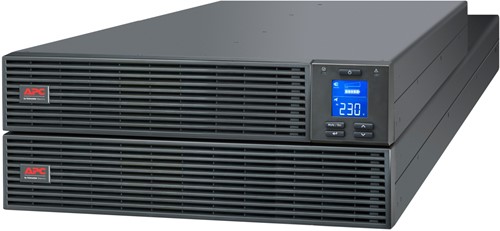 APC Easy-UPS On-Line SRV5KRIRK - 5000W/VA, Hardwire 1 fase uitgang, USB, Railkit