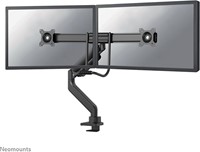 Neomounts DS75-450BL2 Dubbele monitorarm 17-32 inch 1-8 kg per scherm Gasveer