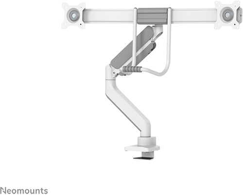 Neomounts DS75-450WH2 Monitorarm 17-32" - gasveer - Topfix - 180°-stop-2