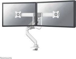 Neomounts DS75-450WH2 Monitorarm 17-32" - gasveer - Topfix - 180°-stop