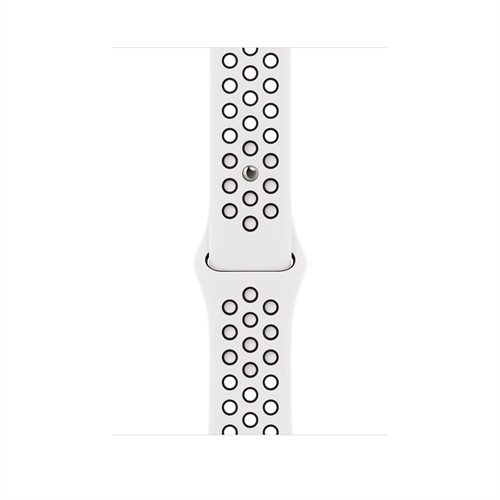 Apple MPH13ZM/A slimme draagbare accessoire Band Zwart, Wit Fluorelastomeer