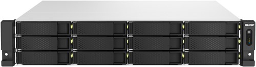 QNAP TS-H1887XU-RP NAS Rack (2U) Ethernet LAN Zwart, Wit E-2336