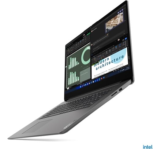 Lenovo V V17 Laptop 43,9 cm (17.3") Full HD Intel® Core™ i7 i7-1355U 16 GB DDR4-SDRAM 512 GB SSD Wi-Fi 6 (802.11ax) Windows 11 Pro Grijs-2