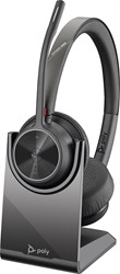 POLY Voyager 4320-M Microsoft Teams Certified Headset + BT700 dongle + oplaadstatief