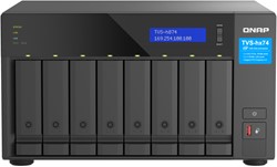 QNAP TVS-h874 NAS Tower Ethernet LAN Zwart i5-12400