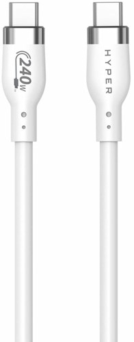 HYPER HJ4002WHGL USB-kabel USB 2.0 2 m USB C Wit