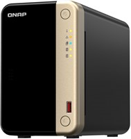 QNAP TS-264 NAS Tower Ethernet LAN Zwart, Goud N5095