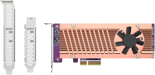 QNAP QM2-2P-344A interfacekaart/-adapter Intern M.2