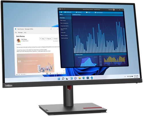 Lenovo ThinkVision T27p-30 LED display 68,6 cm (27") 3840 x 2160 Pixels 4K Ultra HD Zwart
