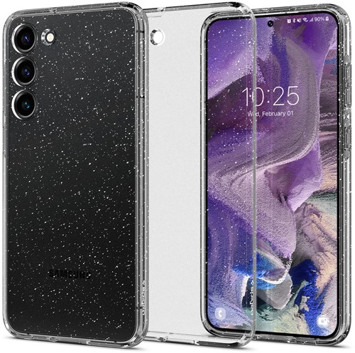 Spigen Liquid Crystal Glitter mobiele telefoon behuizingen 15,5 cm (6.1") Hoes Transparant