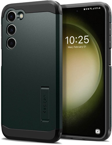 Spigen Tough Armor mobiele telefoon behuizingen 15,5 cm (6.1") Hoes Groen