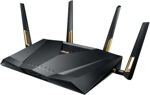 ASUS RT-AX88U draadloze router Gigabit Ethernet Dual-band (2.4 GHz / 5 GHz) 4G Zwart