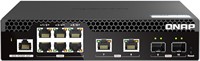 QNAP QSW-M2106R-2S2T netwerk-switch Managed L2 10G Ethernet (100/1000/10000) 1U Zwart