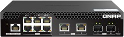 QNAP QSW-M2106R-2S2T netwerk-switch Managed L2 10G Ethernet (100/1000/10000) 1U Zwart